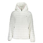 Chic White Water-Repellent Jacket with Hood