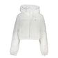 Elegant White Hooded Jacket - Sustainable Chic