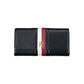 Chic Blue Polyethylene Wallet with Coin Purse