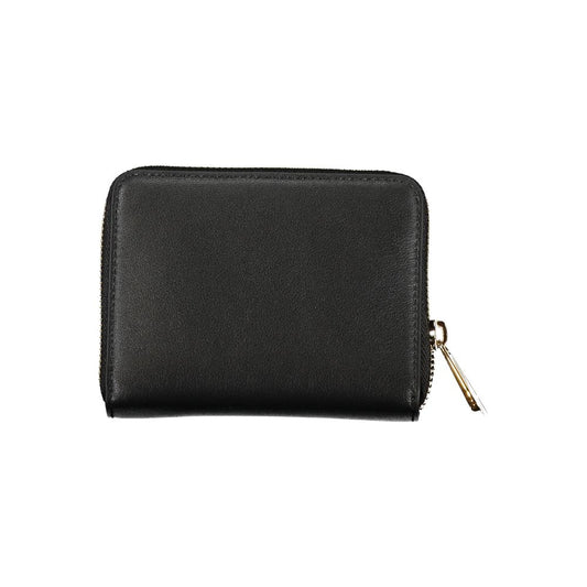 Elegant Black Multi-Compartment Wallet