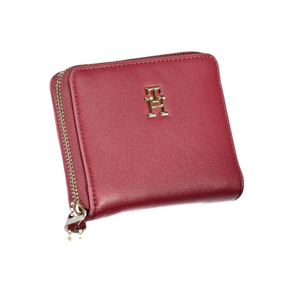 Elegant Pink Multi-Compartment Wallet