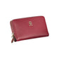 Chic Pink Zip Wallet with Multiple Compartments