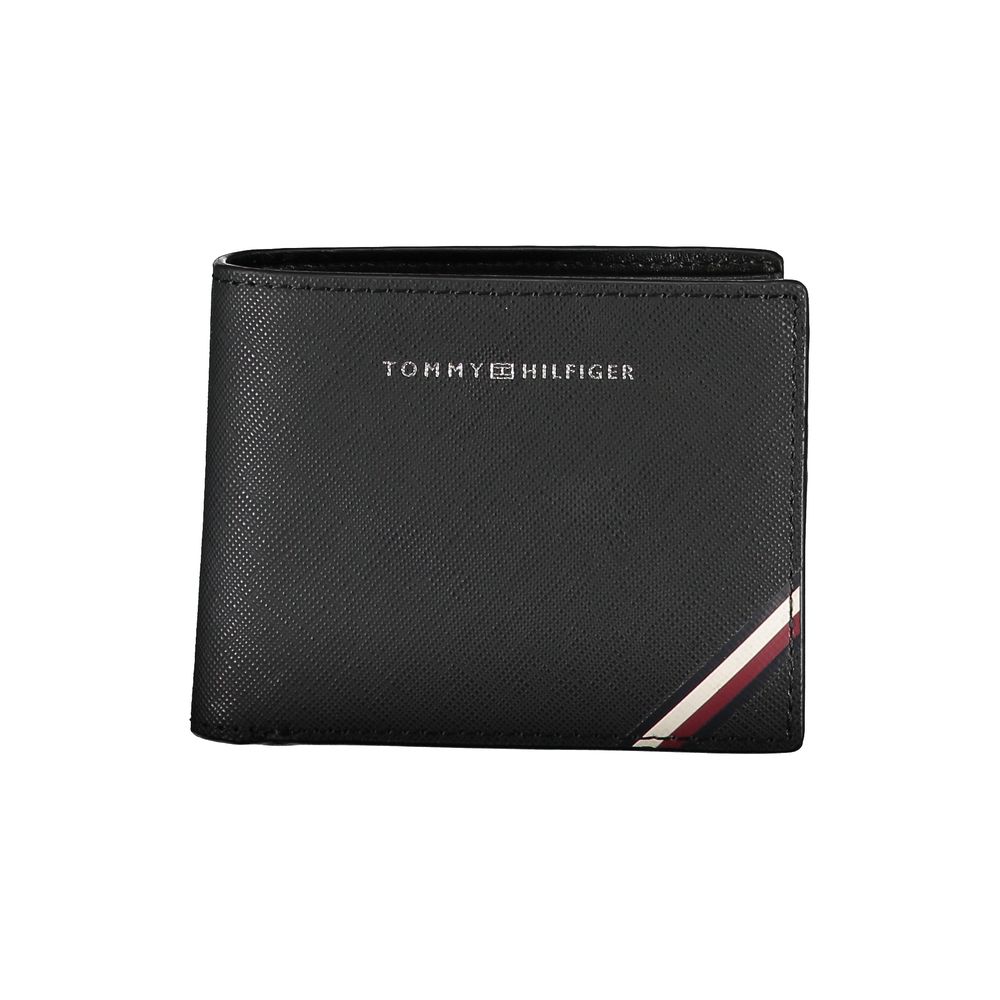 Elegant Black Leather Bifold Wallet