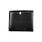 Elegant Black Leather Wallet with Contrast Stitching