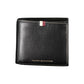 Elegant Black Leather Dual-Compartment Wallet