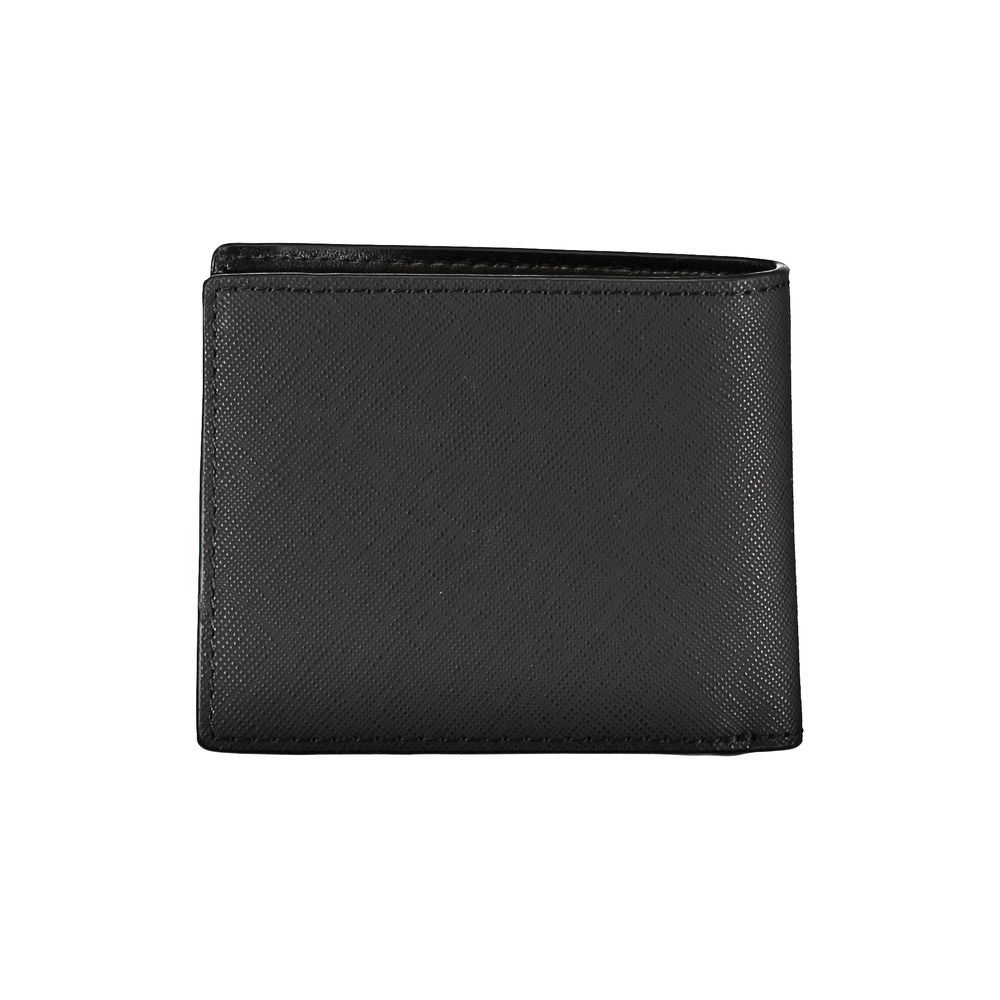 Elegant Black Leather Bifold Wallet