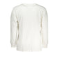 Elegant White Long Sleeve Crew Neck Tee