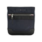 Sleek Blue Shoulder Bag with Contrasting Details