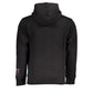 Sleek Black Fleece Hooded Sweatshirt