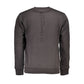 Sleek Gray Fleece Crew Neck Sweatshirt