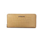 Jet Set Large Camel Animal Print Leather Continental Wrist Wallet