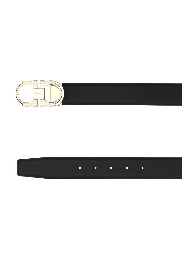 Elegant Reversible Calf Leather Belt