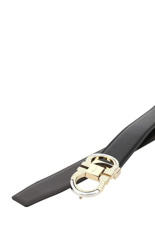 Elegant Reversible Calf Leather Belt