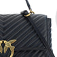 Elegant Black Calf Leather Handbag