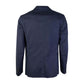 Blue Two-Button Cotton Jacket