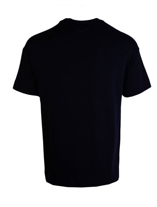 Sleek Navy Blue Regular Fit Tee