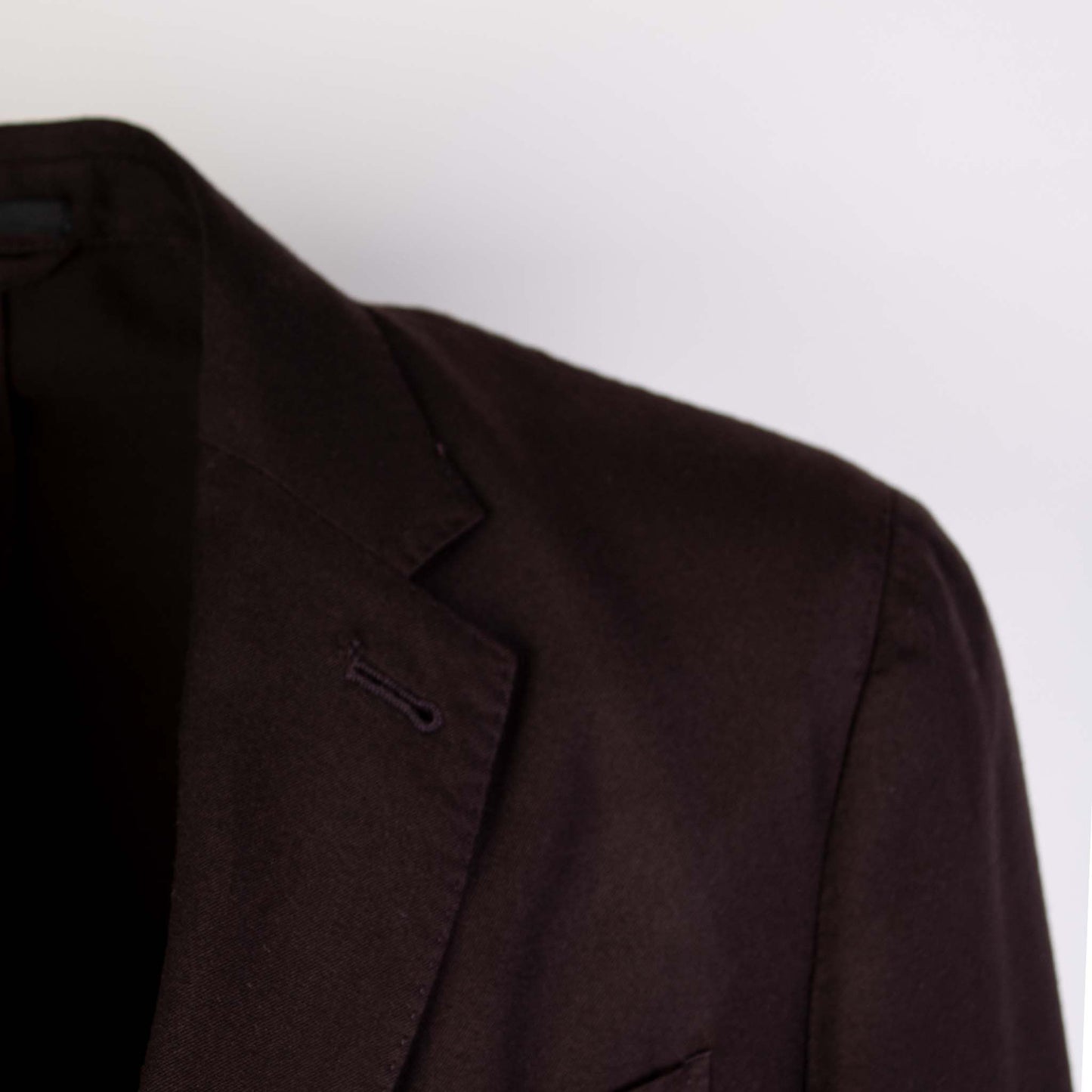 Elegant Bordeaux Cashmere Men's Jacket