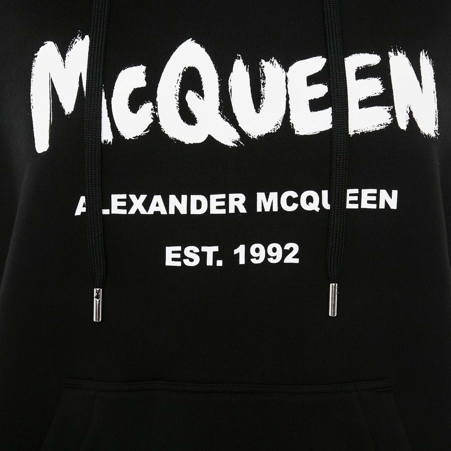 Elegant Oversized Graffiti Logo Hoodie