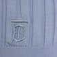 Elegant Silk Turtleneck Sweater in Light Blue