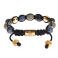 Elegant Blue Coral & Gold Plated Bracelet