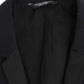 Elegant Blue Wool Silk Slim Fit Blazer