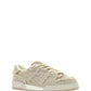 Sleek Grey Low Top Leather Sneakers