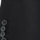 Black wool slim fit blazer
