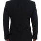 Black wool silk SICILIA blazer