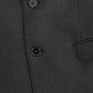 Sleek Gray Wool Slim Fit Blazer