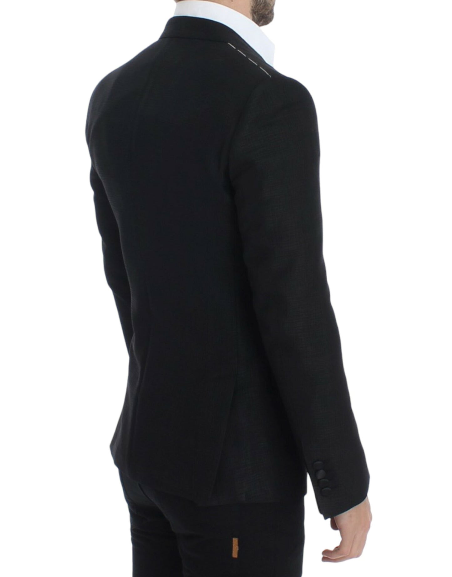 Black wool MARTINI slim blazer