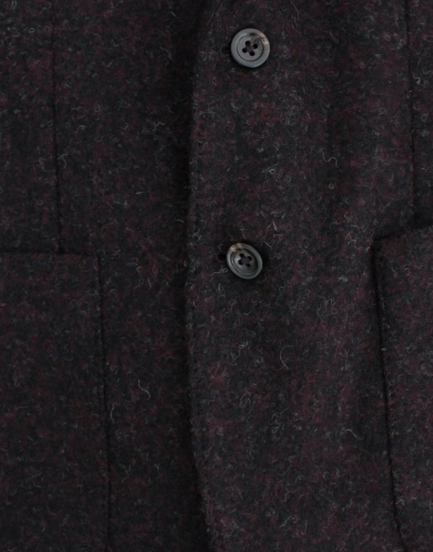 Bordeaux Alpaga Two-Button Blazer Jacket