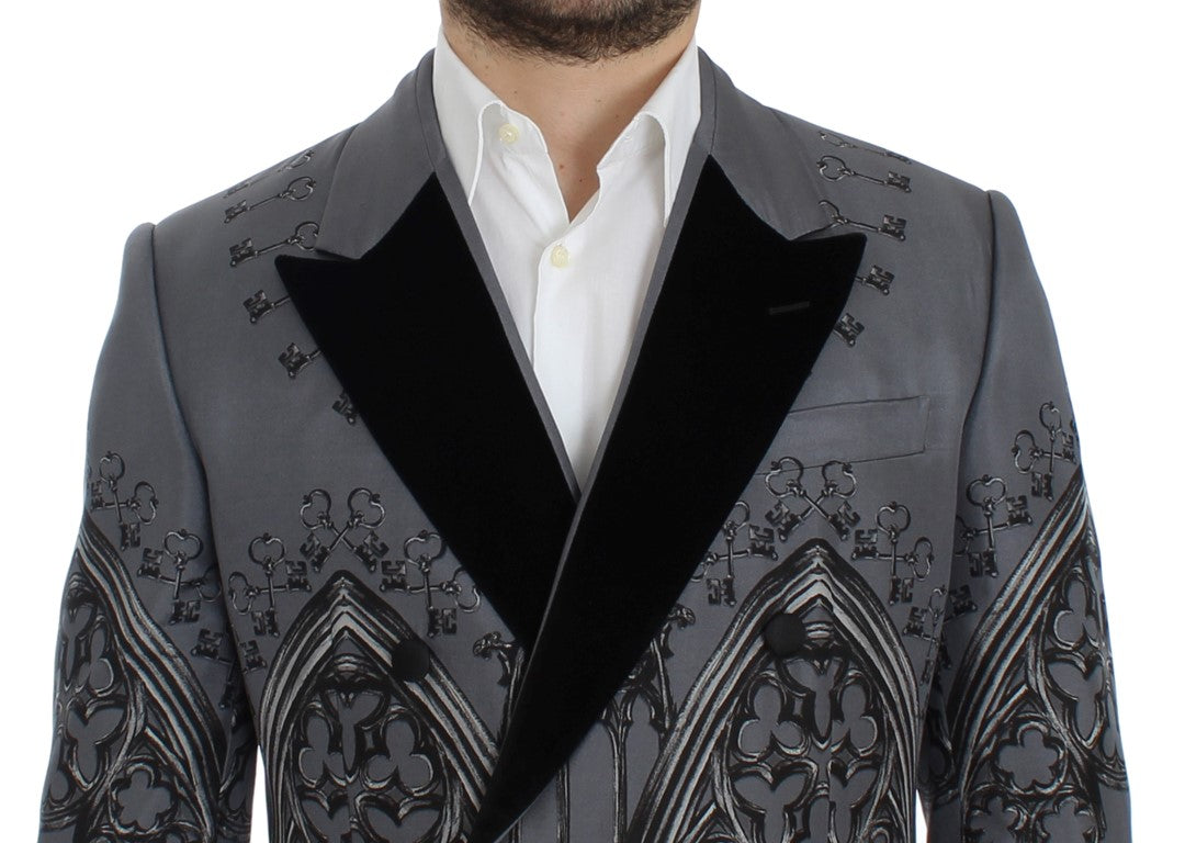 Elegant Slim Fit Silk Blend Blazer Jacket