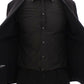 Elegant Black Silk Slim Fit Blazer