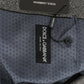 Gray wool double breasted blazer