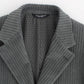 Elegant Gray Manchester Blazer Jacket