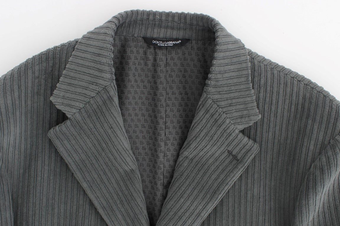 Elegant Gray Manchester Blazer Jacket