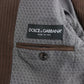 Elegant Brown Manchester Blazer Jacket