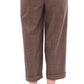 Elegant Virgin Wool Blend Trousers