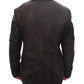 Elegant Black Wash Denim Blazer