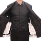 Elegant Black Wash Denim Blazer