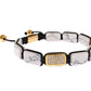Glamorous Gold-Plated Silver CZ Diamond Bracelet