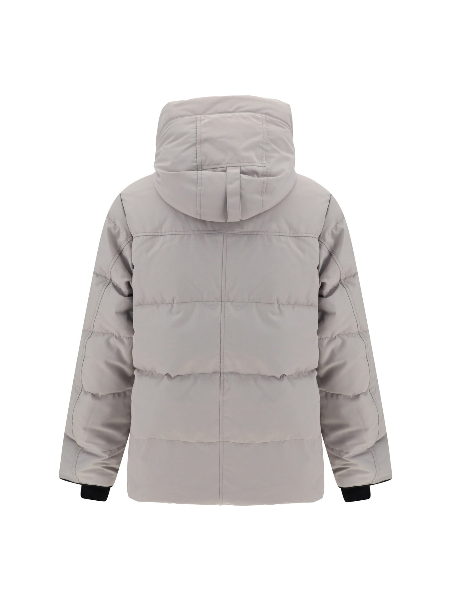 Elegant Limestone Grey Down Jacket