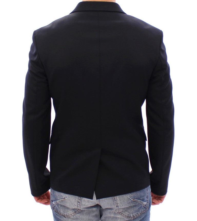 Elegant Slim Fit Blue Blazer Jacket