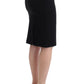 Black Straight Pencil Skirt