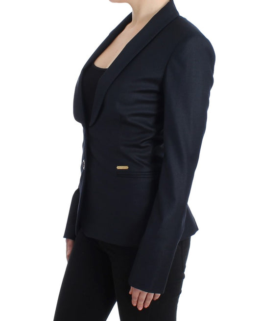 Black Suit Lapel Collar Blazer Jacket