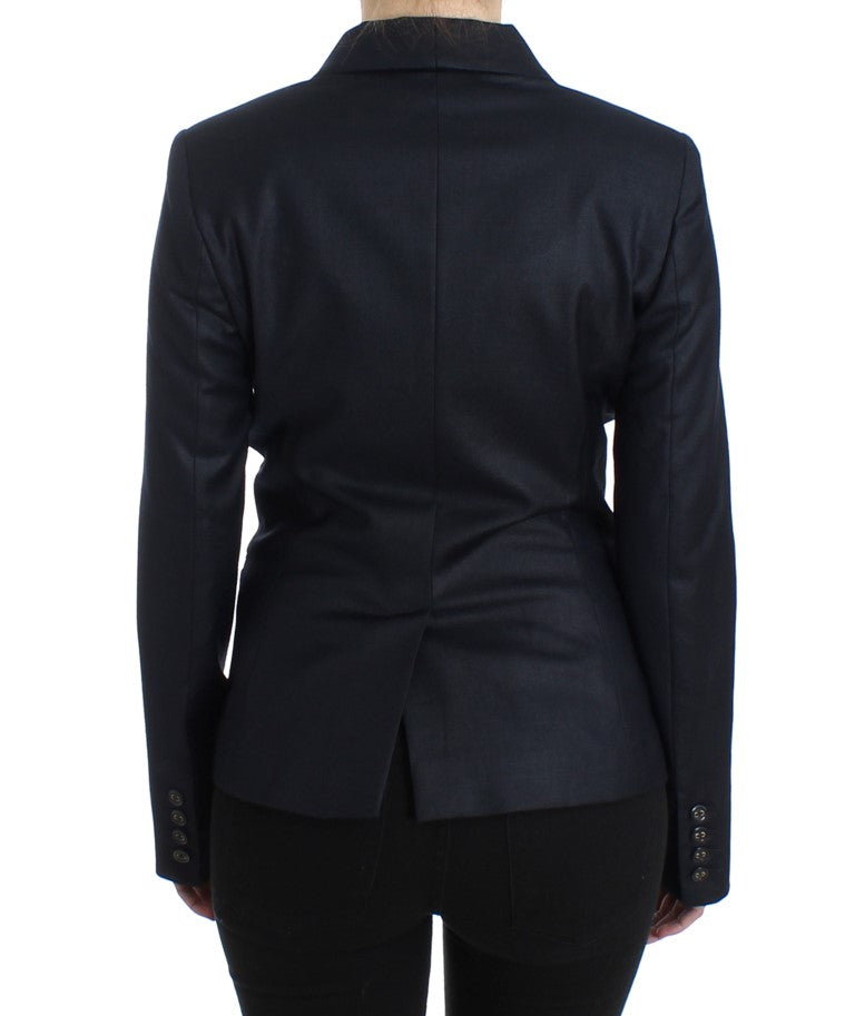 Black Suit Lapel Collar Blazer Jacket