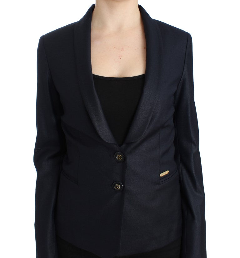 Black Suit Lapel Collar Blazer Jacket