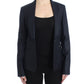 Black Suit Lapel Collar Blazer Jacket