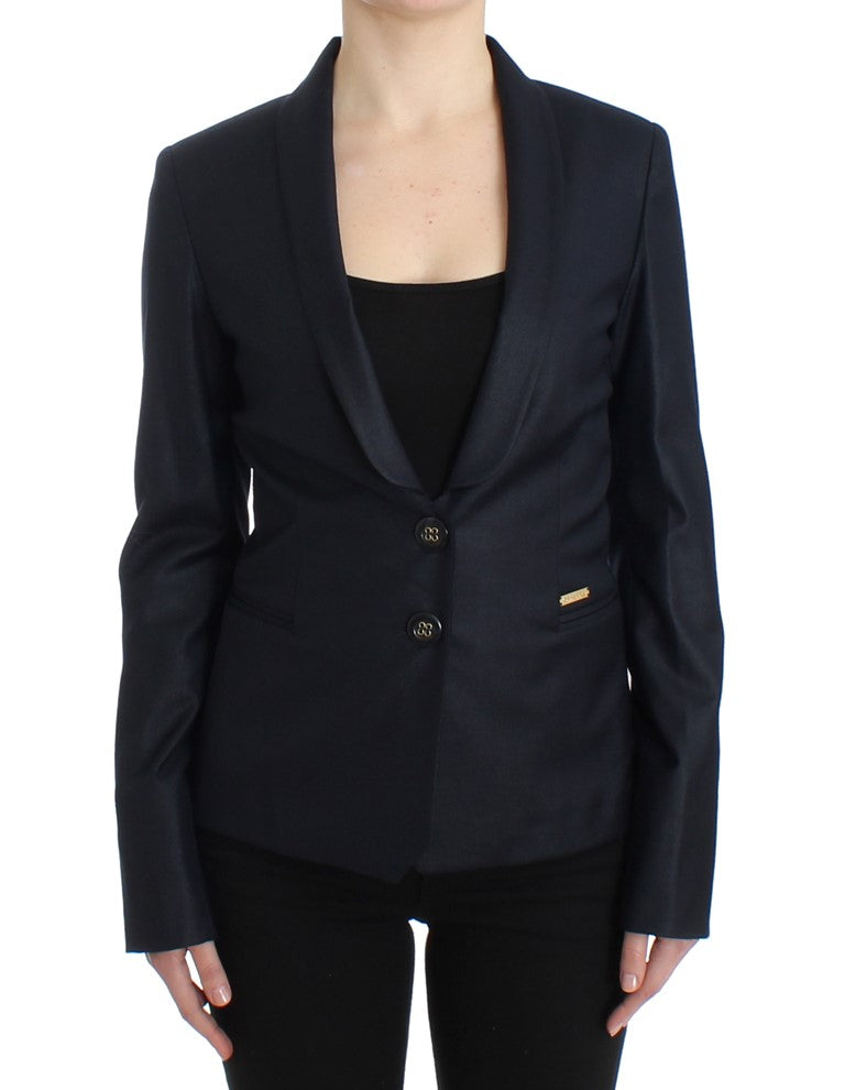 Black Suit Lapel Collar Blazer Jacket