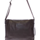 Woven Leather Messenger Shoulder Bag